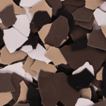Autumn Brown decorative flake blend